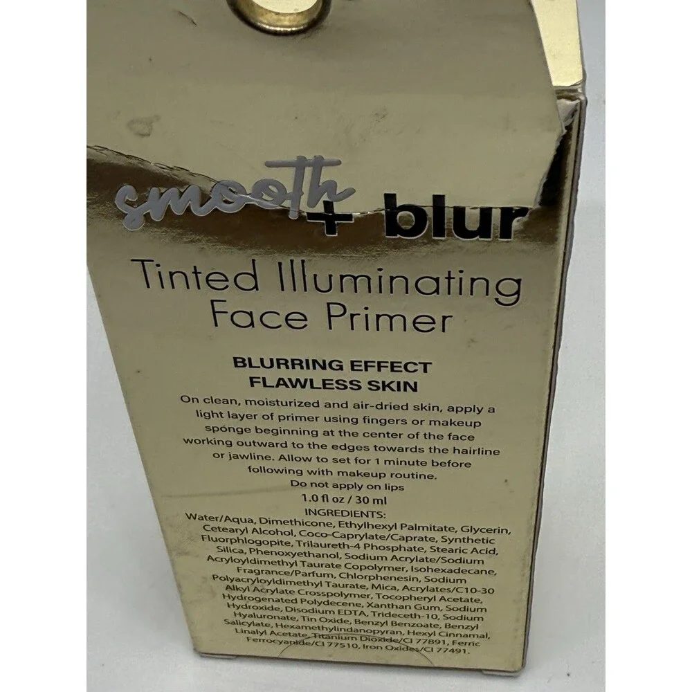 SMOOTH & BLUR TINTED ILLUMINATING FACE PRIMER 1FLOz / 30mL FLAWLESS SKIN NEW NIB